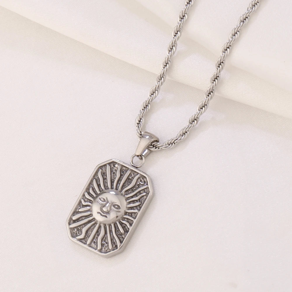 NUMA Sun & Moon Necklace – Celestial Harmony - Unisex