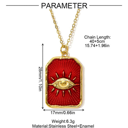 NUMA Evil Eye Necklace – Red Protection Amulet - Unisex