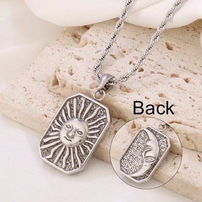 NUMA Sun & Moon Necklace – Celestial Harmony - Unisex