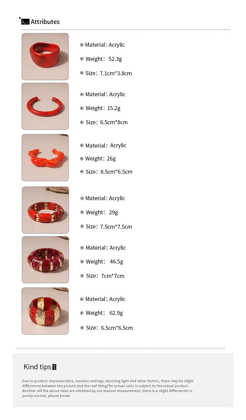NUMA Passion Resin Bangle