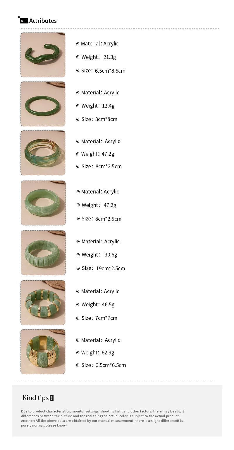 NUMA Harmony Resin Bangle